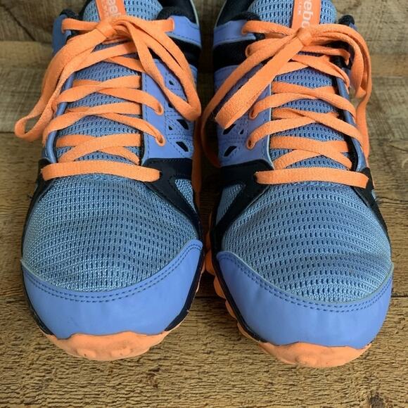 Reebok Realflex 3D Fuseframe Running Shoes Blue Orange Size 7 - Picture 2 of 9